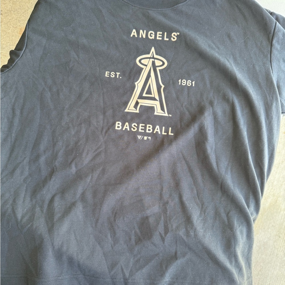 Los Angeles Angels Navy Baseball T-Shirt with Logo